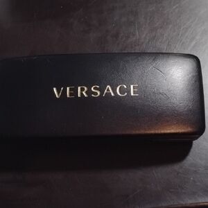 Versace Medusa Black Tortoise RX Eyeglasses With Branded Hard Case